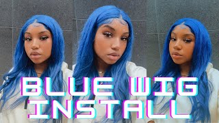 How To Install The Best Blue T Part Wig!! Full Lace Front  Beginner Friendly Very Detailed| Mckinlee