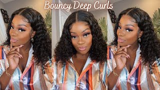 New Style ~ Bouncy Deep Curls Wig | Upretty Hair | Iamsimonec