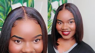 It'S The Melt For Me! Natural T-Part Bob Wig
