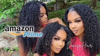 Quick & Easy Vpart Wig From Amazon Prime Ft Domiso Hair | Thebrittanyshanice'