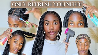 Watch This If You Are Protective Styling | Quick & Easy Refresh That Works!