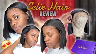 Celie Hair | Glueless Frontal Wig With Soft Baby Hairs