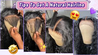 Useful Tips Steps To Get A Natural Hairline | Pluck Lace Wig | Hair Tutorial #Elfinhair
