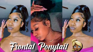 Frontal Ponytail | Swoop Bang W/ Barbie Inspired Ponytail
