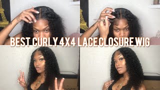 Best Curly 4X4 Lace Closure Wig I Found On Amazon Beauty Forever Hair
