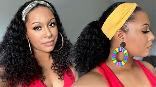 Curly Human Hair Headband Wig! | Sara | + How Does She Compare To Mfw Destiny? | Ft. Ywigs