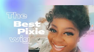How I Styled This Pixie Cut For Black Women | Reviewing A Short Wig.