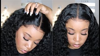 13X6.5 Parting Space I Pre-Plucked Curly Lace Frontal Wig I Yoowigs