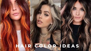 Top Trendy Hair Color Ideas For Summer 2022  #Summerhairstyles