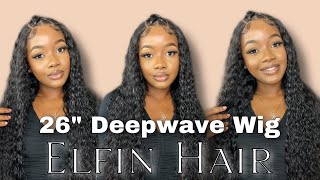 How To: 26” 4X4 Deepwave Wig Install | Elfin Hair | Beautifully Slayed