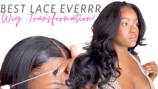 Trying The 70S Hairstyle Tiktok Trend | Xrsbeauty Clear Lace Wig