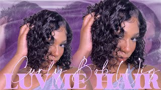 Bomb Curly Bob Wig Install L Ft Luvme Hair
