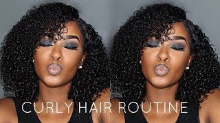 Best Natural Looking Weave! Summer Curly Hair Routine Ft. Peerless Virgin Hair | Pitts Twins