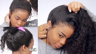 How To Secure The Back Of A 360 Lace Front Wig | Step By Step Tutorial