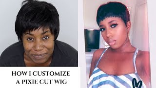 How I Style A Pixie Cut Wig Feat Divaswigs
