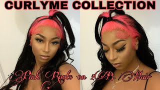 Must Watch: Pink Roots 250 Density Frontal Wig Install Ft Curlyme Collection | Assalaxx