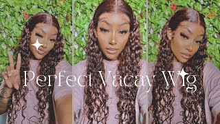 Flawless Ginger Brown Curly Lace Front Wig Ft. Unice Hair | Petite-Sue Divinitii