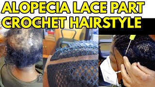 Alopecia Lace Part Crochet Hairstyle Bahamas Curls