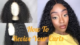 How To Revive Your Curly Wig/Weave | Ali Julia Hair (Aliexpress)