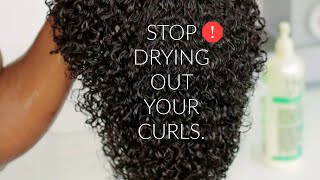 No Shampoo | How To Properly Wash Curly Wig At Home For A Long Lasting Hair  | Omoni Got Curls