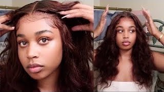 How To Install A T-Part Wig | Pre-Colored Hair Ft Afsister