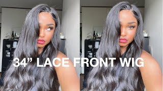 Amazing Quality !! 34 Inch 250 % Density Wig Of A Lifetime Ft. Alipearl Hair