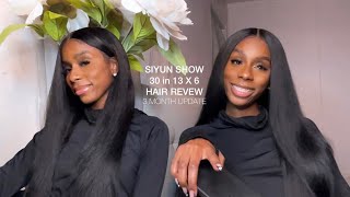Siyun Show 250% Density 30Inch Loose Deep Wave 3 Month Update | In-Depth Review + Straightened