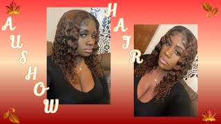 Perfect Fall Wig  Aushow Hair  Pre-Plucked 18 Inch Hd Lace 4X4 Closure Wig | Affordable Amazon Wig!