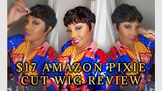 Do Not Cut Your Hair Girl | Amazon $17 Pixie Cut Wig Review | 90S Vibez