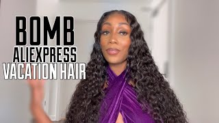 Updated Kiss Love Deep Wave 250% Density 13X6 Lace Frontal Wig Review | Affordable Aliexpress Wig