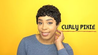 Outre 100% Human Hair Premium Duby Wig - Curly Pixie --/Wigtypes.Com