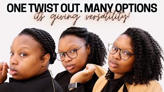 Quick Wash Day Routine (No Prepoo)  + How To Style Two Strand Twists & Style Hair After Twist Out