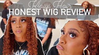 Klaiyi Hair *Honest*Review|Full Install On Curly Ginger Hair |Bleaching, Styling & More...|Kelsearae