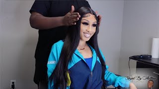 Buss Down Middle Part Silky Straight Wig Ft. Amanda Hair!