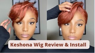 This Wig Is Fire!! | Sensationnel Keshona Wig | Pixie Cut!
