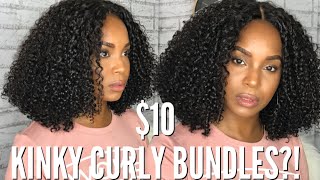 $10 Kinky Curly Bundles?! Wine N' Wigs Wednesday