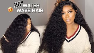 This Hair Lit!!! Must Try 28'' Yolissa Water Wave Hair In 250% Density!!!!!|Yolissa Hair