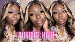 Blonde Highlighted T-Part Wig | Aorbige Hair | Daneeondabeattv