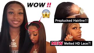 Omgmust Have! Preplucked Melted Hd Lace Front Wig| Layered Edge! - Beginner Friendly | Xpinkhair