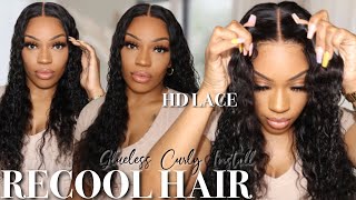 Affordable Deep Wave Hd Wig | Glue-Less Install | Recool Hair