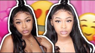 My First Style! Perfect Half Up Half Down Transparent Lace Wig Ft. Yolissa Hair