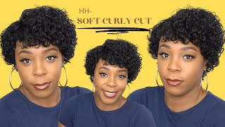 Outre 100% Human Hair Premium Duby Wig - Hh Soft Curly Cut --/Wigtypes.Com