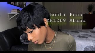 Short & Sassy ‍♀️ | Bobbi Boss Pixie Crush Human Hair Wig - Mh1269 Abina | Hairsofly