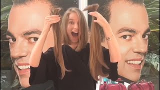 Model Long To Pixie Haircut At Mg Hair Design Salon (Hd Remaster)