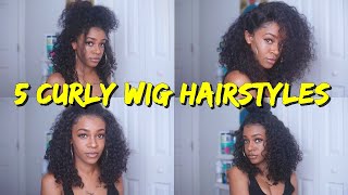 5 Easy Curly Wig Hairstyles (2020) | Ft. Niawigs