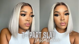 Easy T-Part Wig Install | Perfect For Beginners | Ledii_M | South African Youtuber  #Wiginstall