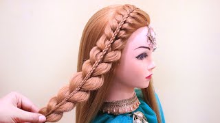 Latest Hairstyles 2022 L Wedding Hairstyles | Simple Open Hairstyle For Wedding L Engagement Look