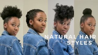 Natural Hairstyles | How To Style 4C/4B Hair