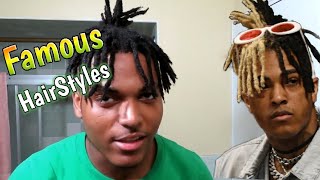 Trying Famous Rappers Dreadlock Hairstyles  Ft. Lil Pump , Polo G , Xxxtentacion And *More*