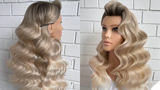 Amazing Hollywood Waves 2022! Hairstyle Tutorial